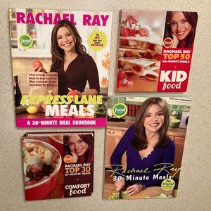 Rachael Ray Top 30 Minute Meals Kid Food Comfort Food Express Lane -4 Cookbooks